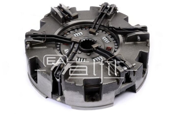 Placa Tractor Fiat 980 · 12"x12" (Tipo Luk) Ø 310 mm 6 Levas Estampadas c/ Disco Motor Cerámico 8 Rst. (Bidisco)