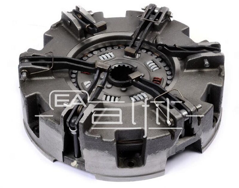 Placa Tractor Fiat 980 · 12"x12" (Tipo Luk) Ø 310 mm 6 Levas Estampadas c/ Disco Motor Cerámico 8 Rst. (Bidisco)