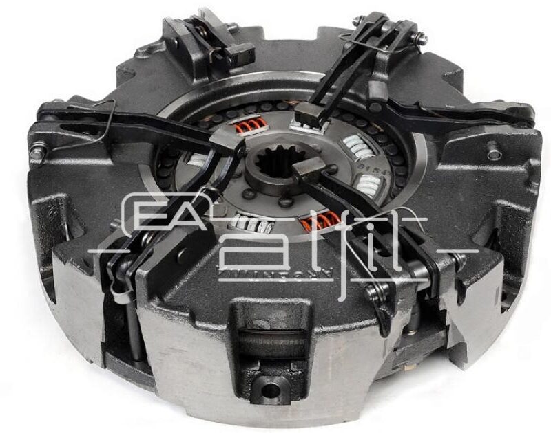 Placa Tractor Pauny 180 A · 12"x12"  Ø 310 mm  6 Levas Estampadas c/ Disco Motor Cerámico 8 Rst. (Bidisco)