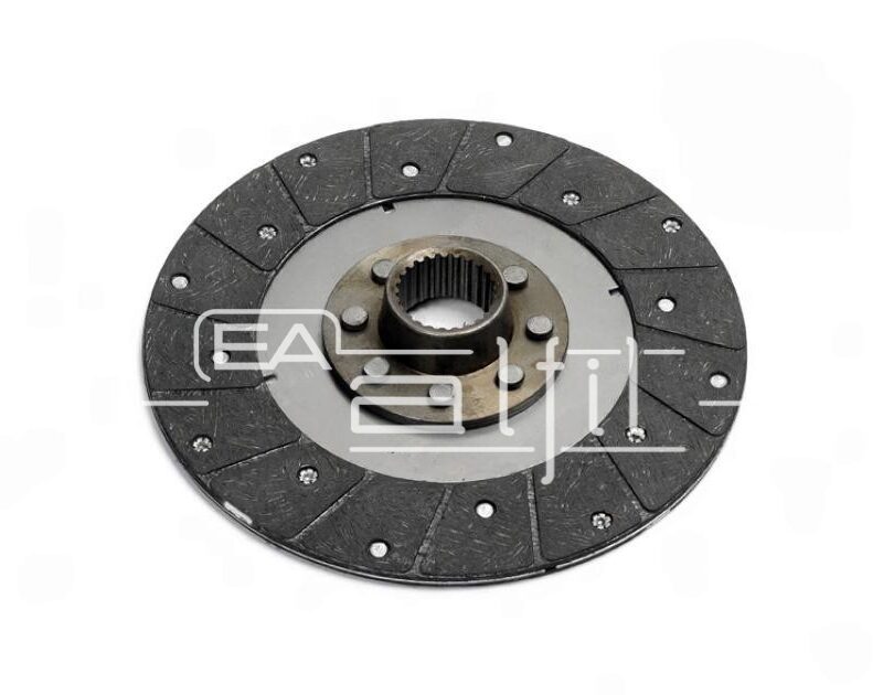 Disco Embrague Tractor - Massey Ferguson - Línea: 150 / 155 / 165 / 250 / 255 / 265 / 1078 / 1088 / 1095 / 1098 / 1175 / 1185 / 1465 / 1485 / 1499 / 1615 /1195 / 1215 / 1485 / 1499 / 1499 SX / 1615/ 1650 / 292 / 297 / 299 - Disco Toma de Fuerza Orgánico - Diámetro: 250mm - Estría: 25x41