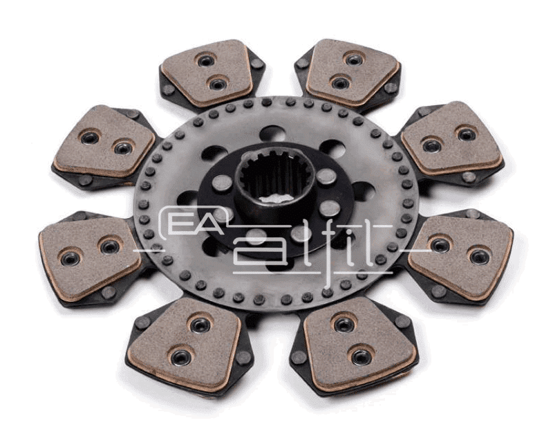 Disco Embrague Tractor - Fiat - Línea: 980 / 980 DT / 1180 DT - Disco Motor Cerámico 16 Pastillas Chicas - Diámetro: 310mm - Estría: 16x45