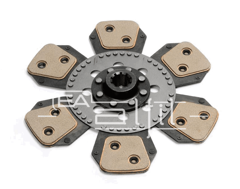 Disco Embrague Tractor - Fiat - Línea: R 55 / R 60 - Disco Cerámico 12 Pastillas Grandes - Diámetro: 330mm - Estría: 10x35