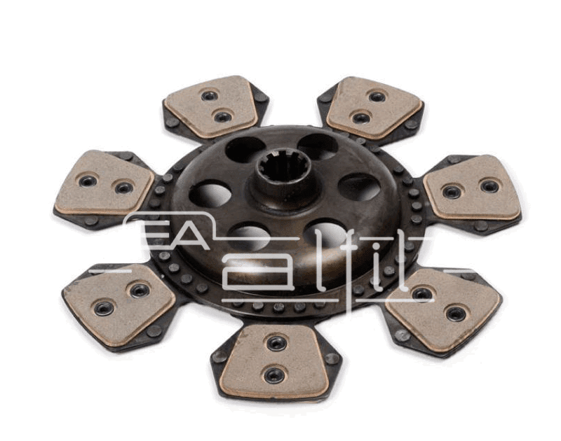 Disco Embrague Tractor - Massey Ferguson - Línea: 150 / 155 / 165 / 250 / 255 / 265 / 1078 / 1088 / 1095 / 1098 / 1175 / 1185 / 1465 / 1485 / 1499 / 1615 - Disco Motor Cerámico 14 Pastillas Chicas - Diámetro: 305mm - Estría: 10x1 1/8"