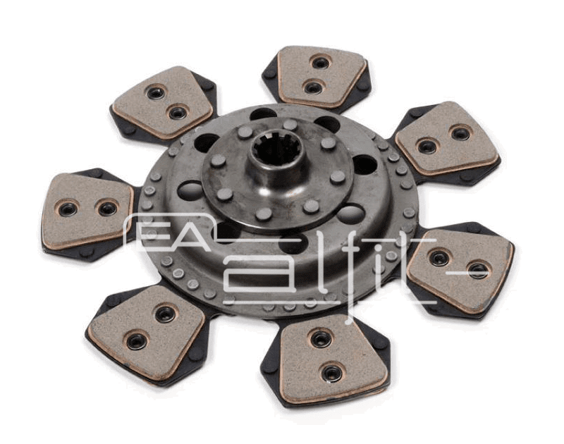 Disco Embrague Tractor - Massey Ferguson - Línea: 150 / 155 / 165 / 250 / 255 / 265 / 1078 / 1088 / 1095 / 1098 / 1175 / 1185 / 1465 / 1485 / 1499 / 1615 - Disco Motor Cerámico 14 Pastillas Chicas - Diámetro: 305mm - Estría: 10x1 1/8"