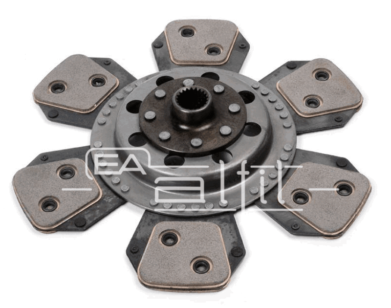 Disco Embrague Tractor - Massey Ferguson - Línea: 610 / 620 / 630 / 640 - Disco Cerámico 12 Pastillas Grandes - Diámetro: 340mm - Estría: 21x28