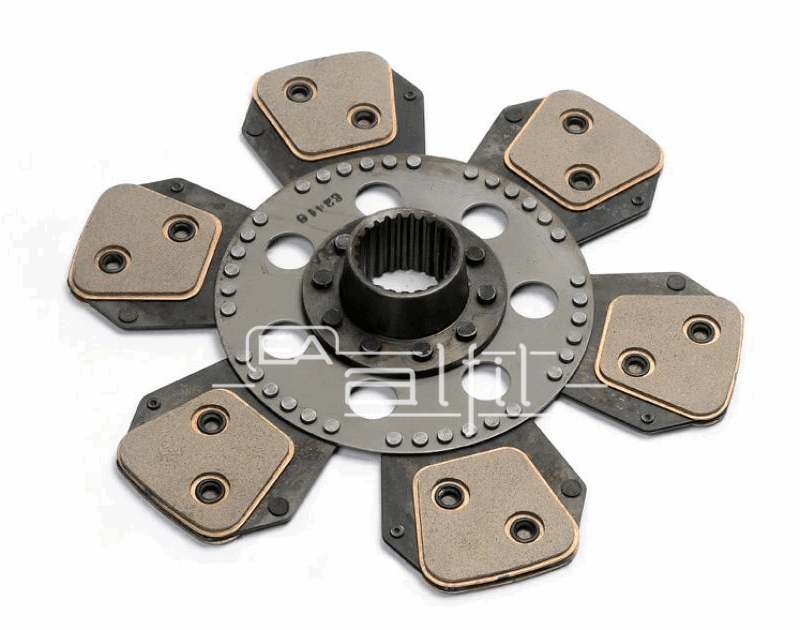 Disco Embrague Tractor - Agco - Línea 6150 - Cerámico 12 Pastillas Grandes - Diam: 340 mm - Estría: 24 x 25