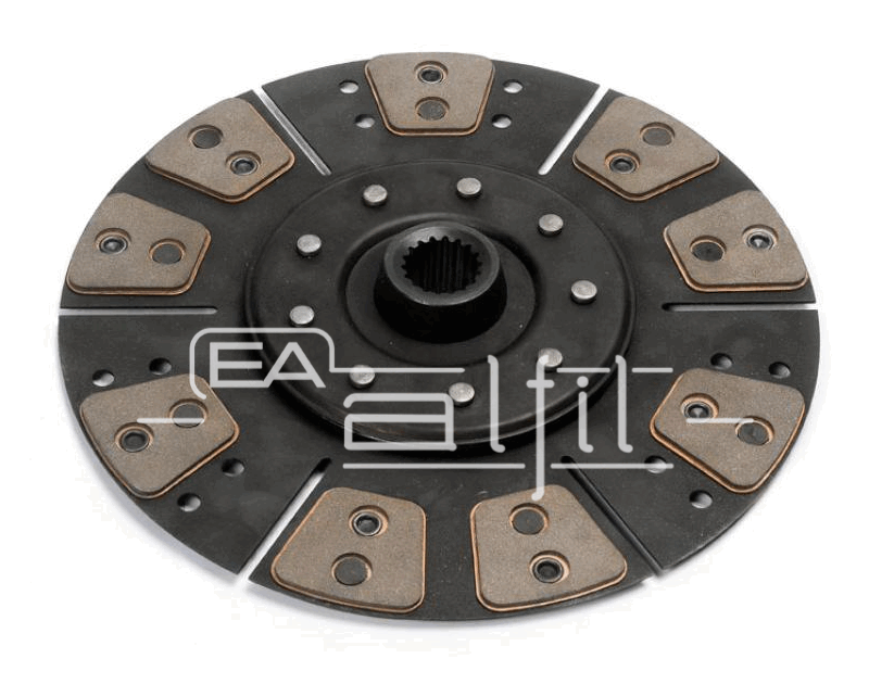 Disco Embrague Tractor - Deutz - Línea 4.120 / 4.140 / 4.145 - Disco Cerámico 18 Pastillas Chicas - Diámetro: 340 mm - Estría: 18x35