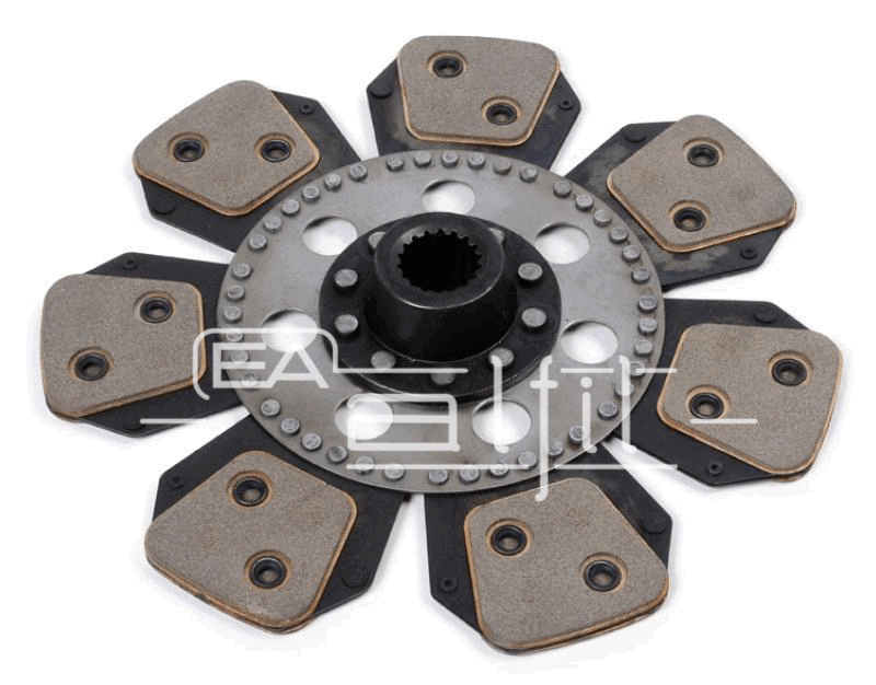 Disco Embrague Tractor - Deutz - Línea 4.120 / 4.140 / 4.145 - Disco Cerámico 14 Pastillas Grandes - Diámetro: 340 mm - Estría: 18x35