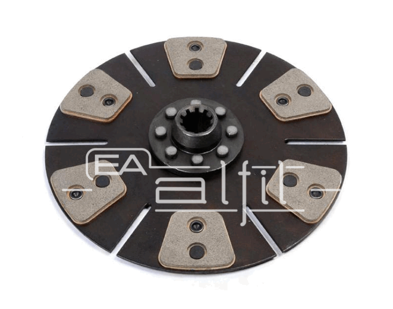 Disco Embrague Tractor - Deutz - Línea A 46 / A 55 - Disco Motor Cerámico 12 Pastillas Chicas - Diámetro: 280 mm - Estría: 10x32