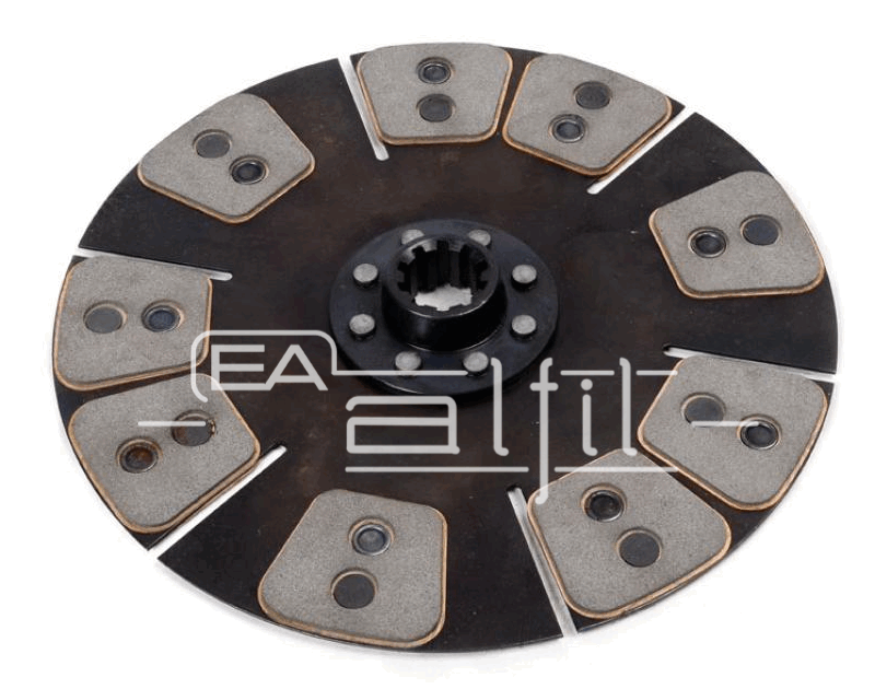 Disco Embrague Tractor - Deutz - Línea: A 65 - Disco Motor Cerámico 18 Pastillas Grandes - Diámetro: 350 mm - Estría: 10x40