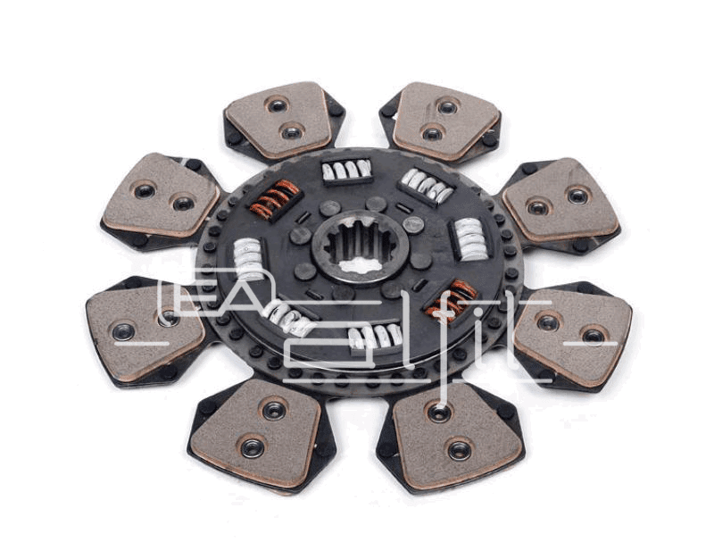 Disco Embrague Tractor - Pauny - Línea: 180 A / 210 A - Disco Motor 16 Pastillas Chicas - Diámetro: 310mm - Estría: 12x40