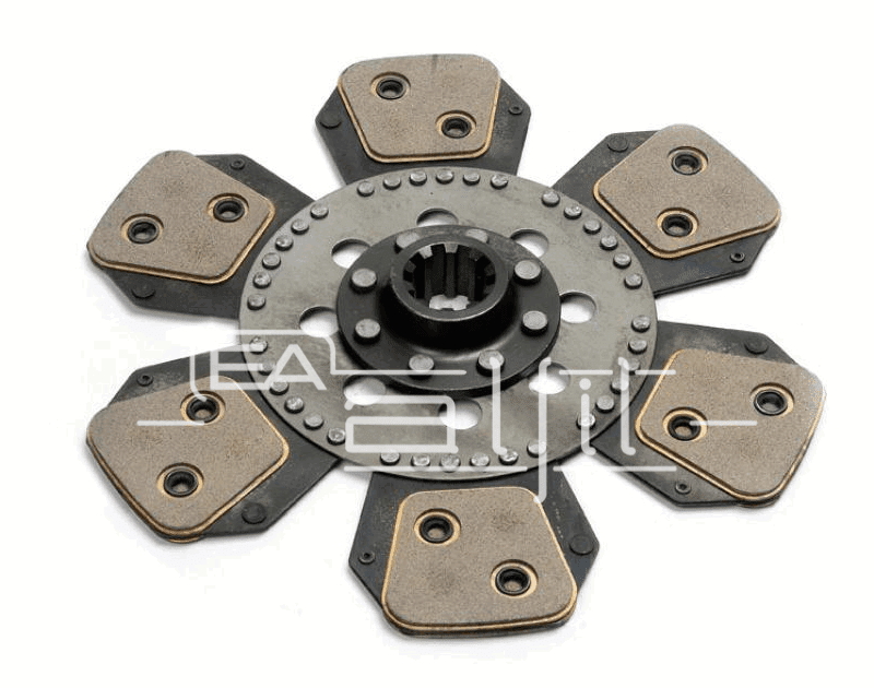 Disco Embrague Tractor - Valmet - Línea:118 ID - 118 / 128 4x2 / 128 4x4 - Disco Cerámico 12 Pastillas Grandes - Diámetro: 330mm - Estría: 10x1 1/2