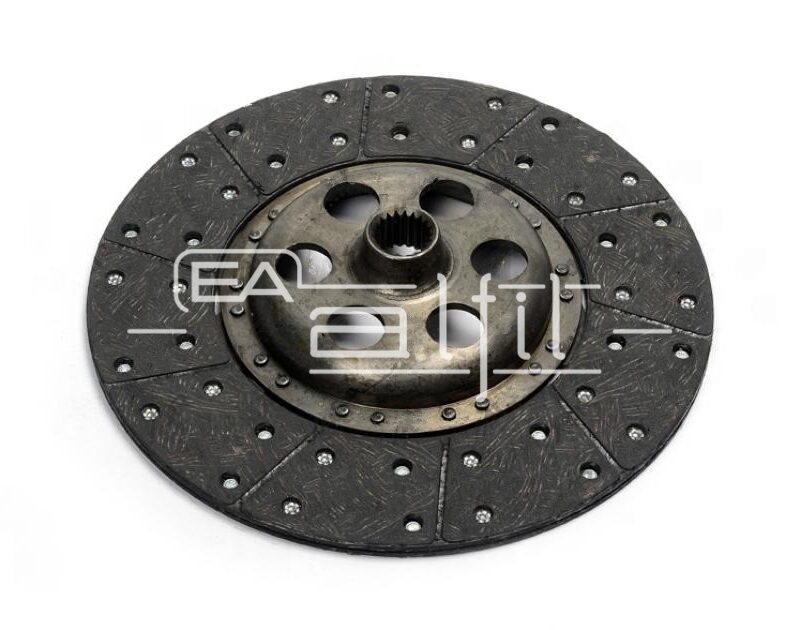Disco Embrague Tractor - Massey Ferguson - Línea: 150 / 155 / 165 / 250 / 255 / 265 / 1078 / 1088 / 1095 / 1098 / 1175 / 1185 / 1465 / 1485 / 1499 / 1615 - Disco Motor Orgánico - Diámetro: 305mm - Estría: 21x28