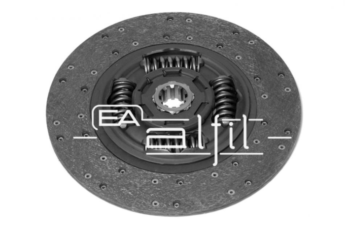 Disco Embrague Camión - Ford - Línea 815 E / 915 E / 814 / 815 / 914 - Disco 4 Resortes - Diámetro: Ø 330 mm - Estría: 10x1 3/8"
