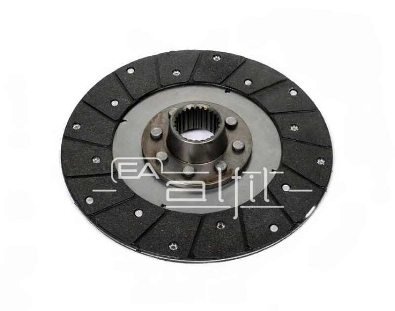 Disco Embrague Tractor - Massey Ferguson - Línea: 150 / 155 / 165 / 250 / 255 / 265 / 1078 / 1088 / 1095 / 1098 / 1175 / 1185 / 1465 / 1485 / 1499 / 1615 - Disco Toma de Fuerza Orgánico - Diámetro: 250mm - Estría: 25x41