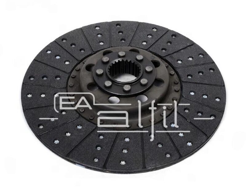 Disco Embrague Tractor - Massey Ferguson - Línea: 1670 / 1690 / 650 / 660 / 680 - Disco Interno Orgánico - Diámetro: 330mm - Estría: 24x50