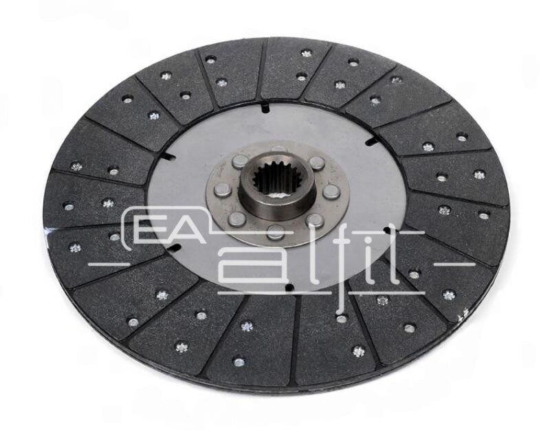 Disco Embrague Tractor - Deutz - Línea: AX 80 / AX 100 / AX 4.100 / AX 4.60 / 4.100 / 4.120 / 4.125 / 4.140 / 4.145 / 5.100 / 5.140 / 5.145 - Disco Orgánico - Diámetro: 330mm - Estría: 18x35