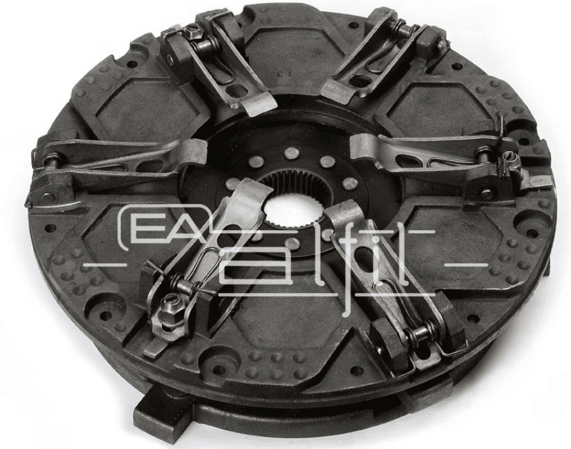 Placa Tractor Deutz A 65 · 14"x12" 6 Levas Estampadas c/ Disco T.Fuerza (Bidisco)