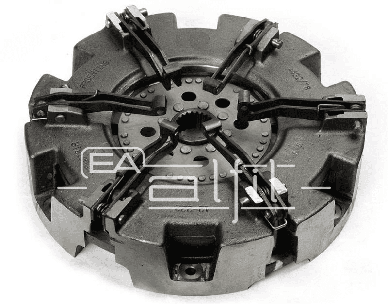 Placa Tractor Deutz 4.12*5 · 13"x13" Doble Comando  Ø 330 mm 6 Levas Estampadas c/ Disco T.Fuerza y Motor Ceramico