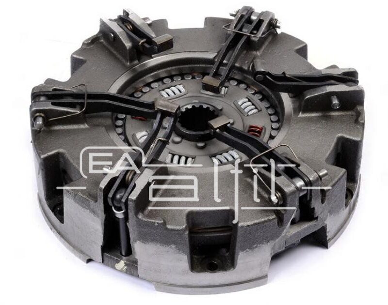 Placa Tractor Fiat 980 · 12"x12" (Tipo Luk) Ø 310 mm 6 Levas Estampadas c/ Disco Motor Cerámico 8 Rst. (Bidisco)