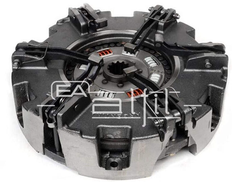 Placa Tractor Pauny 180 A · 12"x12"  Ø 310 mm  6 Levas Estampadas c/ Disco Motor Cerámico 8 Rst. (Bidisco)